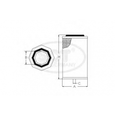 SB 965 SCT Воздушный фильтр