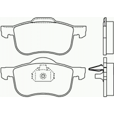 P 86 016 BREMBO Комплект тормозных колодок, дисковый тормоз