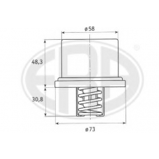 350172 ERA Термостат, охлаждающая жидкость