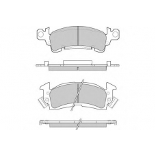 12-0781 E.T.F. Комплект тормозных колодок, дисковый тормоз
