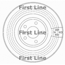 FBD1560 FIRST LINE Тормозной диск