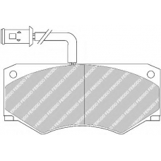 FVR709 FERODO Комплект тормозных колодок, дисковый тормоз