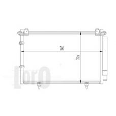 051-016-0024 LORO Конденсатор, кондиционер