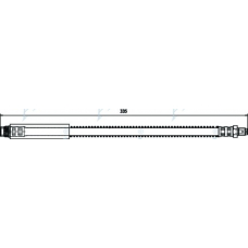 HOS3167 APEC Тормозной шланг