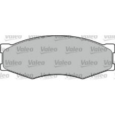 598123 VALEO Комплект тормозных колодок, дисковый тормоз