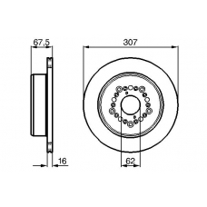 0 986 479 023 BOSCH Тормозной диск