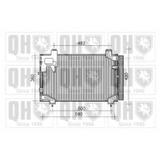 QCN477 QUINTON HAZELL Конденсатор, кондиционер