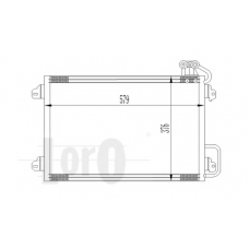 042-016-0014 LORO Конденсатор, кондиционер