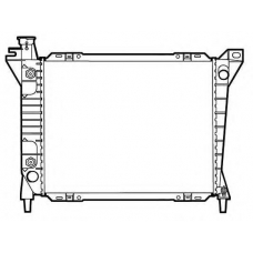 50310 NRF Радиатор, охлаждение двигателя