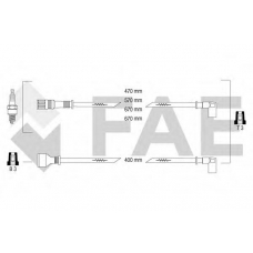 83820 FAE Комплект проводов зажигания