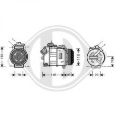 7122300 DIEDERICHS Компрессор, кондиционер