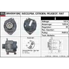 DRA0041 DELCO REMY Генератор