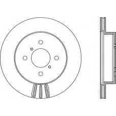 BDA1921.20 OPEN PARTS Тормозной диск