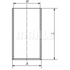 043 WV 14 MAHLE Гильза цилиндра