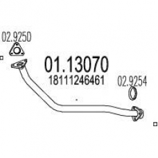 01.13070 MTS Труба выхлопного газа