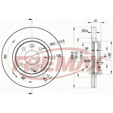 BD-3550 FREMAX Тормозной диск