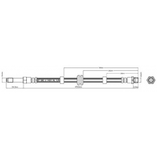 VBH854 MOTAQUIP Тормозной шланг