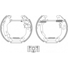 8DB 355 004-891 HELLA PAGID Комплект тормозных колодок