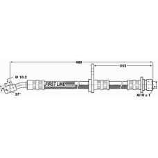 FBH6790 FIRST LINE Тормозной шланг