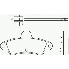 MDK0164 MINTEX Комплект тормозов, дисковый тормозной механизм