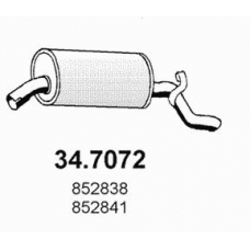 34.7072 ASSO Глушитель выхлопных газов конечный
