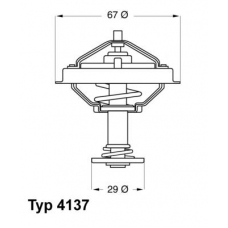 4137.80D WAHLER Термостат, охлаждающая жидкость
