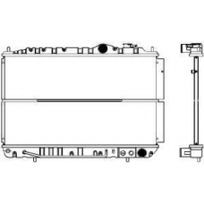 1220-0102 SAKURA  Automotive Радиатор, охлаждение двигателя