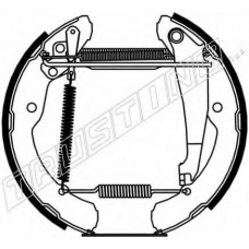6216 TRUSTING Комплект тормозных колодок