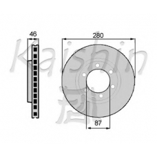 CBR024 KAISHIN Тормозной диск