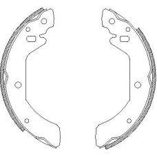 4052.00 ROADHOUSE Комплект тормозных колодок
