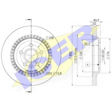 78BD7293-2 ICER Тормозной диск