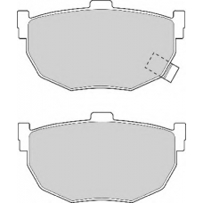 FD6564N NECTO Комплект тормозных колодок, дисковый тормоз