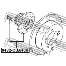 0482-CUA43R FEBEST Ступица колеса