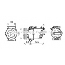 DNK390 AVA Компрессор, кондиционер