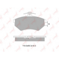 BD-1205 LYNX Bd-1205 колодки тормозные передние audi 80 1.6-2.3 >94/a4 1.8-1.9td 95-00, chery tiggo, seat ibiza 1