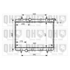 QER2483 QUINTON HAZELL Радиатор, охлаждение двигателя