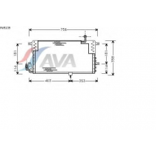 VW5139 AVA Конденсатор, кондиционер