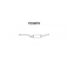 FD30076 VENEPORTE Предглушитель выхлопных газов