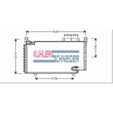 1621001 KUHLER SCHNEIDER Конденсатор, кондиционер