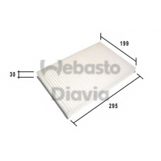 82D0325189A WEBASTO Фильтр, воздух во внутренном пространстве