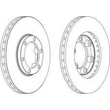 DDF1685 FERODO Тормозной диск