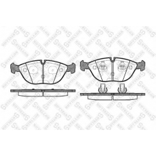 608 000B-SX STELLOX Комплект тормозных колодок, дисковый тормоз