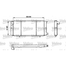 810827 VALEO Радиатор, охлаждение двигателя