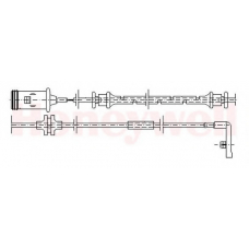 581375 BENDIX Сигнализатор, износ тормозных колодок