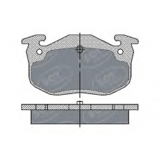 SP 190 SCT Комплект тормозных колодок, дисковый тормоз