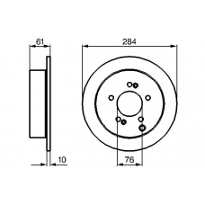 0 986 479 126 BOSCH Тормозной диск