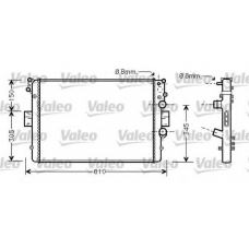 734233 VALEO Радиатор, охлаждение двигателя