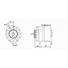 943356934010 MAGNETI MARELLI Генератор