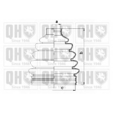 QJB1063 QUINTON HAZELL Комплект пылника, приводной вал