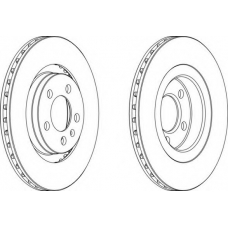 DDF928-1 FERODO Тормозной диск